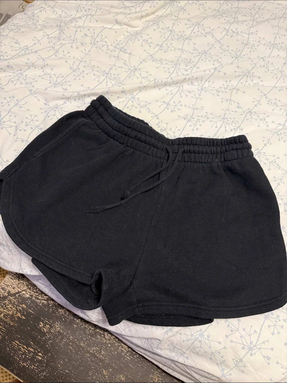 wild fable Black Elastic-Waist Athletic Shorts